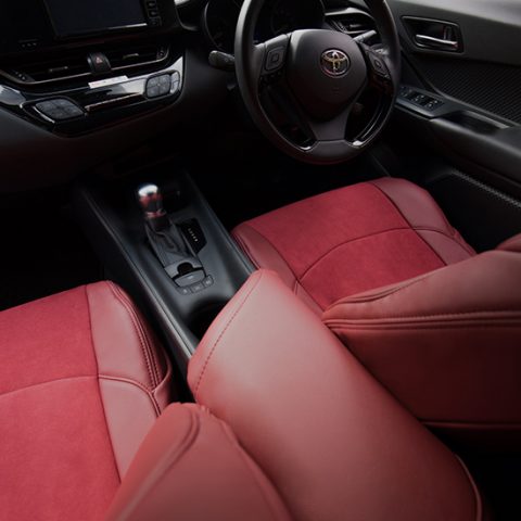 Alcantara Seriesの装着イメージ