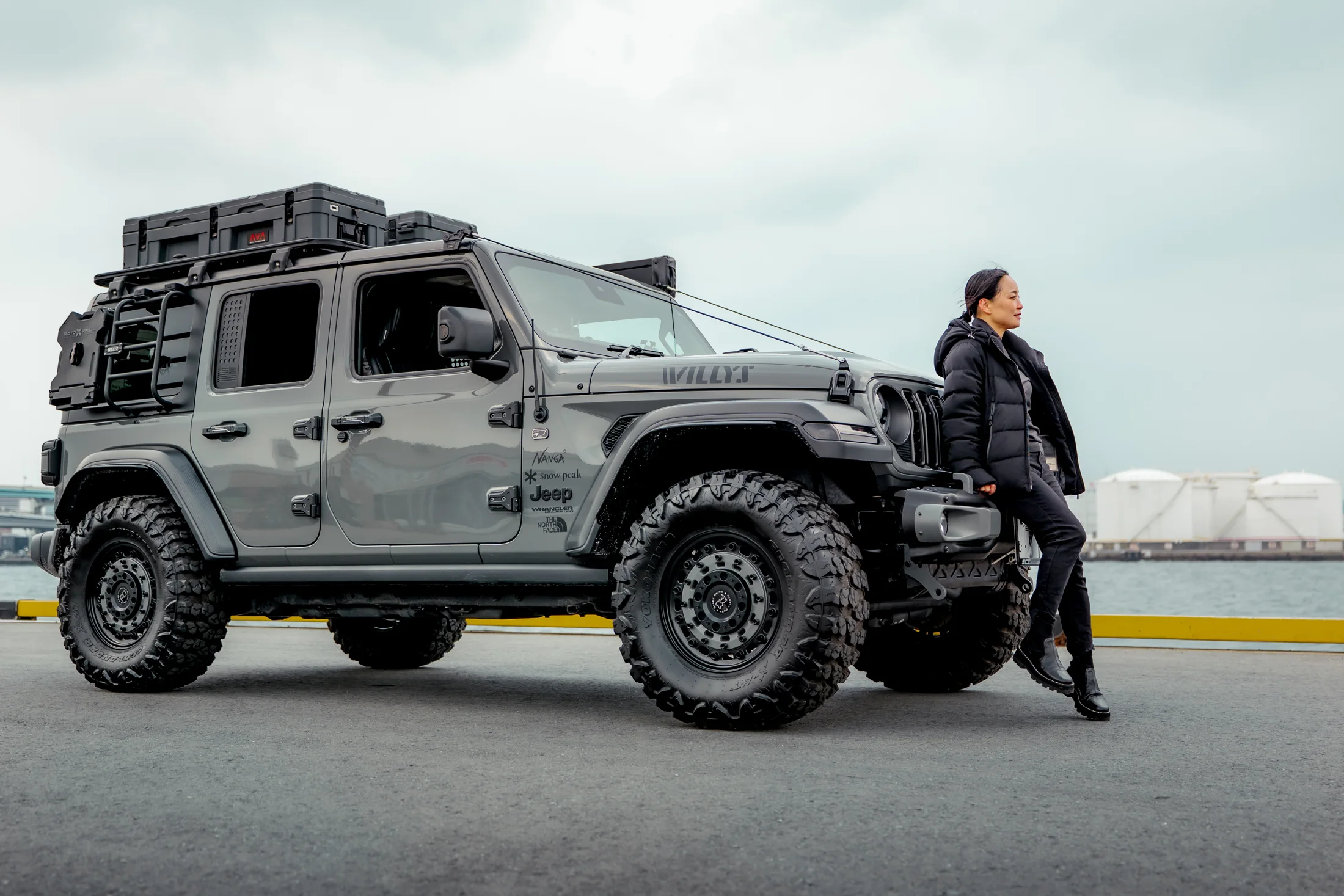 Jeep ラングラー × ヘリテージフィールドの装着イメージ