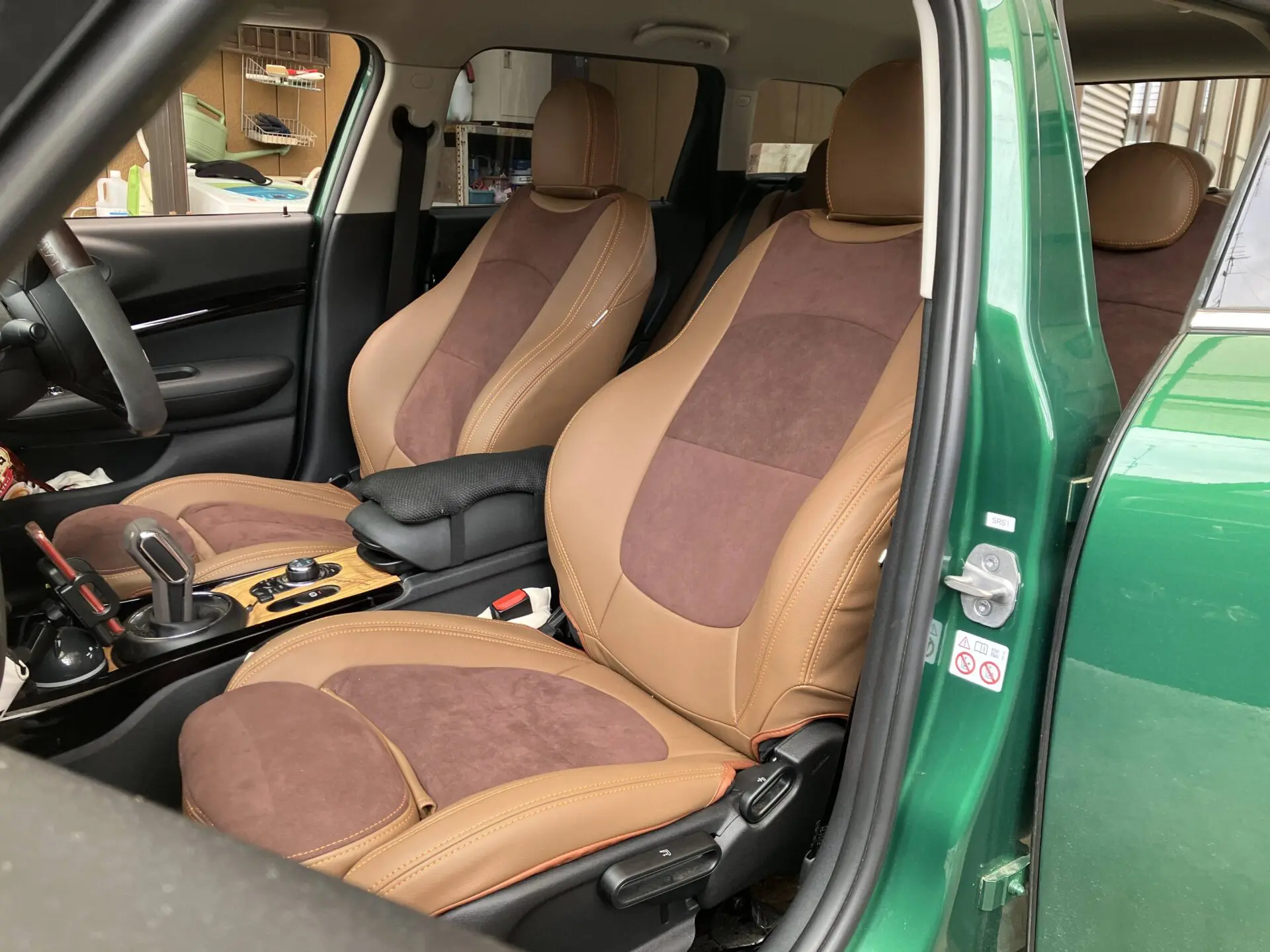 【装着写真】クラブマン Refinad Alcantara Series シートカバー [品番:BM0205-14]